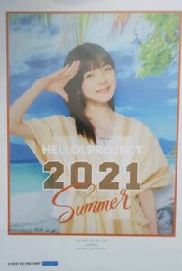 【松本わかな】コレクションピンナップポスター ピンポス Hello! Project Hello! 2021 Summer Sapphire & Ruby