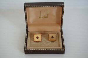 【即決】dunhill ダンヒル カフス ゴールドカラー 箱付き【685400】