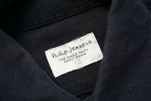 【即決】Nudie Jeans ヌーディージーンズ メンズ 長袖シャツ 無地シャツ 黒 サイズXS【686865】_画像4