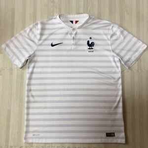 2014 フランス代表 アウェイ ユニフォーム NIKE ボーダー ナイキ Lサイズ