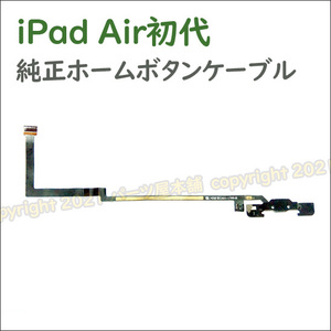 【純正パーツ】iPad Air初代用 ホームボタンケーブル (動作確認済み中古部品）　A1474、A1475に対応！※ジャンク本体より抽出