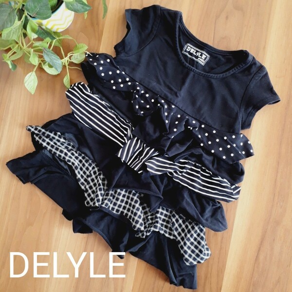 【DELYLE】フリルワンピース　size90