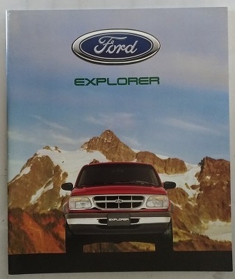 エクスプローラー (E-IFMXU34, E-IFMXU24) 車体カタログ EXPLORER 1995年3月 古本・即決・送料無料 管理№3441 CB04