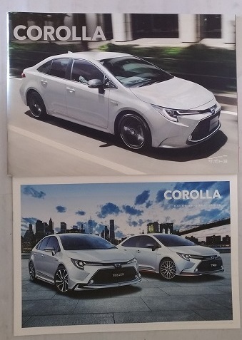カローラ (ZWE211, ZWE214, ZRE212, NRE210) 車体カタログ+アクセサリ COROLLA '19年9月 古本・即決・送料無料 管理№3699P