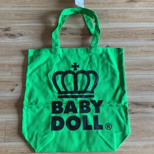 ＢＡＢＹＤＯＬＬ　トートバッグ　37×34×10.5ｃｍ　グリーン