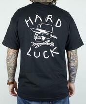 Hard Luck (ハードラック) Tシャツ OG Logo T-Shirt Black/White モーターサイクル バイク スケボー SKATE SK8 スケートボード_画像1