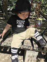 SkaterSocks ベビー キッズ ロングソックス 靴下 赤ちゃん Kids White tube socks with Neon Green stripes style 1 (10インチ)_画像6