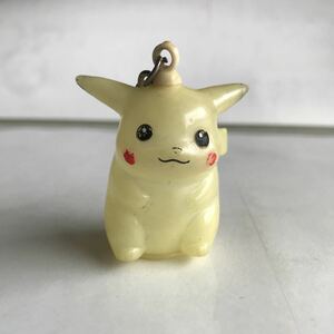 ■当時物　 ポケモン　ピカチュウ　蓄光ソフビ　フィギュア　ピカチューおもちゃ当時物2b■検）おまけ食玩消しゴム昔グリコ古い森永玩具