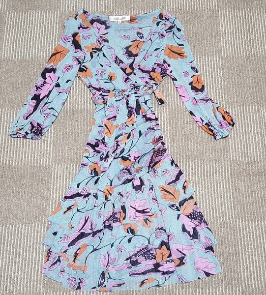新品 送料無料 US:M/JP11号~細身の13号ダイアンフォンファステンバーグDiane von Furstenberg Nylon Cora Miniワンピース