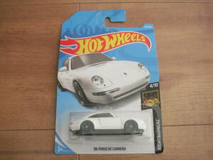 ホットウィール　★ ポルシェ ★　カレラ　白　ホワイト　ミニカー　1996　PORSCHE　CARRERA　HOTWHEELS