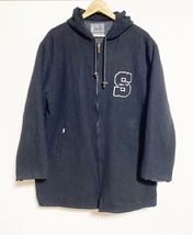 激レア☆【Levi's Silver Tab】90s ビッグサイズ フーデットウールジップアップジャケット M リーバイス シルバータブ_画像1