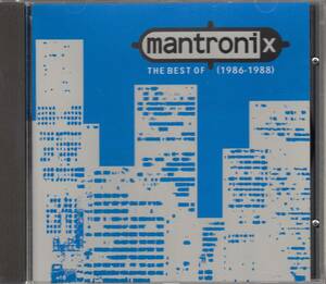 輸 Mantronix The Best Of (1986-1988)◆規格番号■DIXCD-91◆送料無料■即決●交渉有