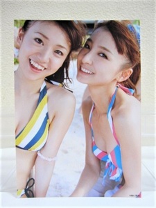 AKB48 大島優子 篠田麻里子 ポニーテールとシュシュ HMV 特典 生写真 水着