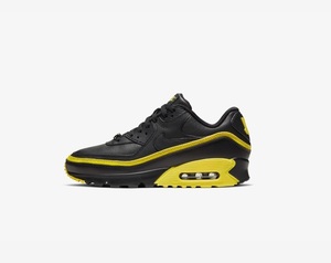 NIKE AIR MAX 90 UNDEFEATED BLACK OPTI YELLOW US10.5 28.5cm ブラック イエロー 黒 黄 1 95 96 97 jordan アンディー 阪神 タイガース