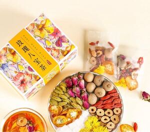 ローズ八宝茶 フルーツティー 健康茶 薬膳茶 美容茶 花茶