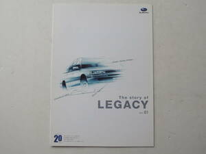 [ маленький брошюра только ] -тактный - Lee ob Legacy продажа начало 20 anniversary commemoration журнал 2009 год 15P Subaru каталог прекрасный товар 