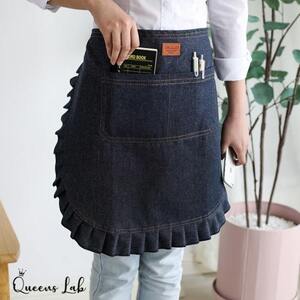 エプロン おしゃれ 保育士 女性 かわいい 可愛い メンズ デニム カフェ 無地 レディース
