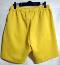 Reebok リーボック ハーフパンツ ジャージ トラックパンツ ショーツ S イエロー 黄色 短パン shorts yellow_画像4