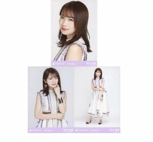 704 【乃木坂46】生写真 公式 3枚 コンプ 秋元真夏　紅白2019衣装　乃木坂46 2020.March ヨリチュウヒキ