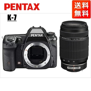  Pentax PENTAX K-7 55-300mm telephoto lens set black digital single‐lens reflex camera used 