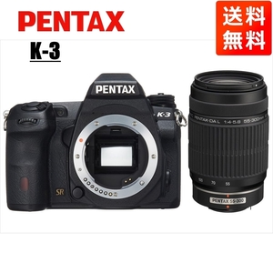  Pentax PENTAX K-3 55-300mm telephoto lens set black digital single‐lens reflex camera used 