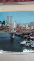 ニューヨーク マンハッタン ポストカード ランチョンマット 貿易ビル_画像3