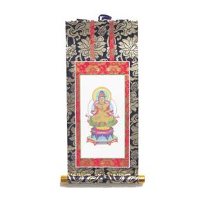 【訳あり】真言宗 50代(高さ29cm) 大日如来(本尊) 新金 正絹