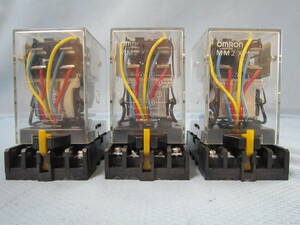 OMRON power relay MM2XPN 100/110VAC*3 piece 