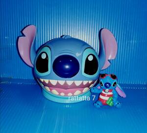 ☆TDL☆Disney☆Lilo&Stitch☆リロ＆スティッチ☆スティッチ☆顔型☆小物入れ☆ボックス☆東京ディズニーランド☆PVC☆人形☆セット