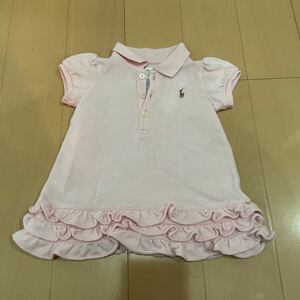  бесплатная доставка RALPH LAUREN Ralph Lauren Polo One-piece незначительный розовый 3M 60-70cm включая доставку 