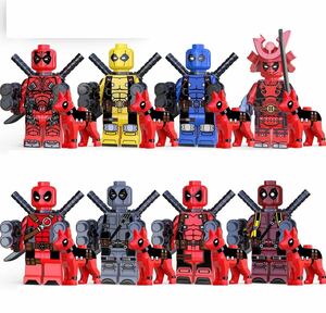 翌日発送　8体セット　デッドプール　マーベル　アベンジャーズ　ブロック　ミニフィグ レゴ　LEGO 互換 ミニフィギュア　m134 v