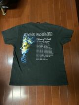 00'S 当時物　アイアンメイデン　Tシャツ　サイズL バンドTシャツ ヴィンテージ　IRON MAIDEN Tシャツ　コピーライト　ブラック_画像2