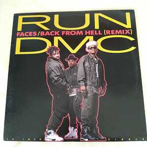 #12inchレコード #RUN-DMC / FACES / BACK FROM HELL (REMIX)#中古品♯ジャケ買い