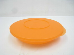 新品 未使用 Tupperware タッパーウェア タッパー プロバンスディッシュ オレンジ 700ml 21.5×4.5ｃｍ