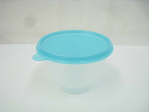 新品 未使用 Tupperware タッパーウェア アウトドア 冷蔵ボール ライトブルー 水色 410ml 12×8ｃｍ