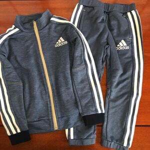 [adidas/ Adidas ] jersey top and bottom training wear Junior 120.100.2 pieces set used 