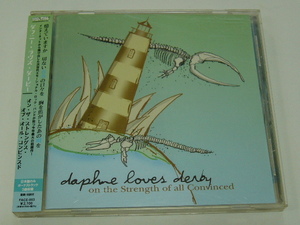 CD/Daphne Loves Derby/On The Strength Of All Convinced/帯付き/JAPAN盤/2005年盤/FACE-003/ 試聴検査済み