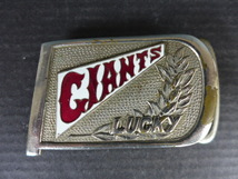 ★　当時物　古いバックル　プロ野球　GIANTSバックル 　巨人　七宝処理　ノベルティ？　昭和レトロ　ビンティージ　★_画像1