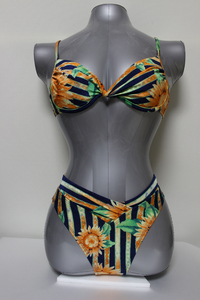  including carriage swimsuit bikini border sunflower pattern lovely M size corresponding ( rice 6 inscription ) 339