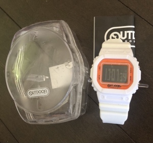  Outdoor Products OUTDOOR PRODUCTS цифровой часы сигнализация кемпинг skate нравится тоже DW-5600. дизайн orange белый 