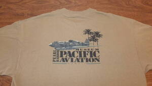 【HAWAII】Pearl Harbor Aviation Museum 真珠湾航空博物館 ハワイパールハーバーTシャツサイズXXL　HAWAII　零戦