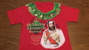 【HAWAII】メリーモナークフェスティバル Merrie Monarch Festival フラダンスハワイ TシャツサイズS　コットン　第45回
