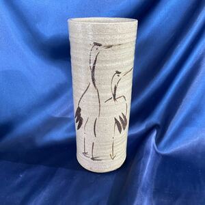 [ бесплатная доставка ] ваза ваза для цветов японский стиль день .. журавль .. цветок входить керамика 