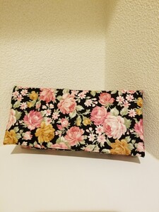 ハンドメイド 長財布 マルチポーチ