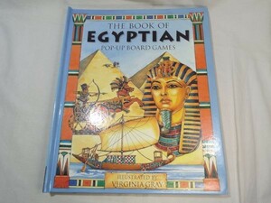  device picture book [THE BOOK OF EGYPTIAN : POP-UP BOARD GAMES] old fee ejipto solid Sugoroku pop up foreign book 