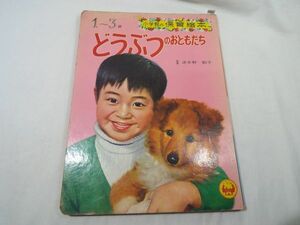  книга с картинками [ Shogakukan Inc.. уход за детьми книга с картинками ..... .....(........ приложен )] 1972 год Showa Retro животное книга с картинками 