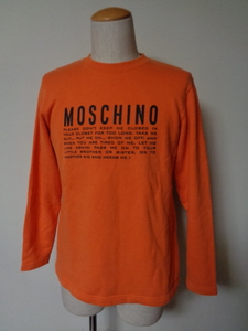 Moschino [MOSCHINO] sweat sweatshirt tops orange 