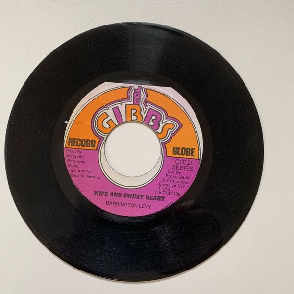 BARRINGTON LEVY レゲエ7インチ