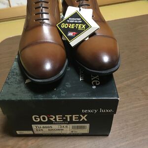 texcy luxe TU−8005 BROWN 24.0 GORE -TEX 未使用