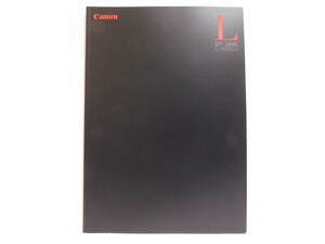 キャノン CANON EF LENS L-SERIES 全52ページ カタログ 2007年11月
